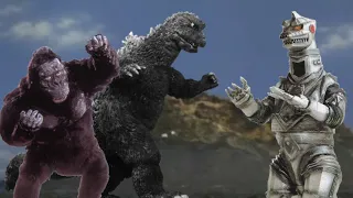 Showa Godzilla and Kong (1967) vs. Showa MechaGodzilla