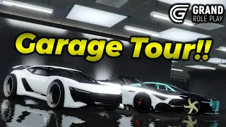 Tour of My Garage in Grand RP!! | Multi-Million Dollar Cars