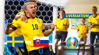 REAGERAR LIVE PÅ EMIL FORSBERGS MÅL MOT SLOVAKIEN! | Sverige-Slovakien 1-0 EM 2020