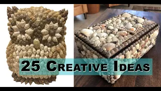 SEASHELL CREATIONS ON ANOTHER LEVEL | IDEAS TO MAKE ART FROM SEA SHELLS