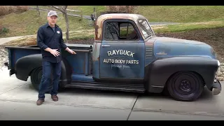 Lowering a 1947-1953 Chevy truck without using air bags or lowering blocks (and still have a bed)
