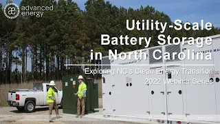 Utility-Scale Battery Storage Webinar