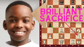 Tani Adewumi: 10 year old MASTER shows how to ATTACK the KING!