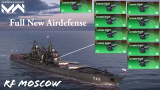 RF Moscow - with 10× New AirDefense Crotale R440 - Modern Warships New Update