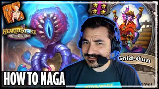 NAGA BUILDS ARE GREAT WITH CRAZY LUCK! - Hearthstone Battlegrounds