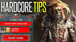 Hardcore Tips to Help You Survive! - Diablo IV