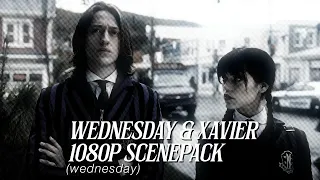 wednesday addams and xavier thorpe 1080p scenepack | wednesday