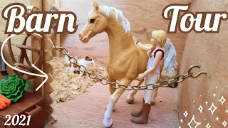 HUGE Schleich Horse Barn Tour || Schleich Barn Tour || May 2021 || Schleich Horses ||