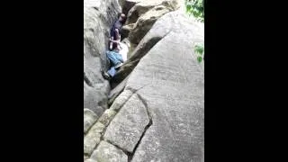 Climbing Courthouse Rock at the Red River Gorge