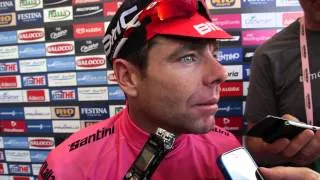 Giro d'Italia: Cadel Evans stage 10 reaction