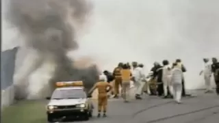 F1   1982   Paletti Riccardo   Fatal Crash In Race At The Start At Montreal Jun 13 1982