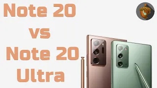 Сравнение Samsung galaxy Note 20 vs Note 20 Ultra