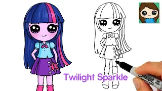 How to Draw Twilight Sparkle Equestria Girls MLP