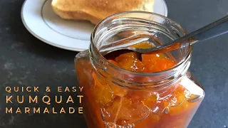Quick & Easy KUMQUAT MARMALADE | No Pectin | British Breakfast Favourite #marmalade #kumquat