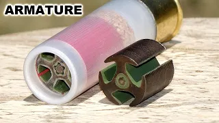 Futuristic Laminated Steel Shotgun Slug - This is a WEIRD one!