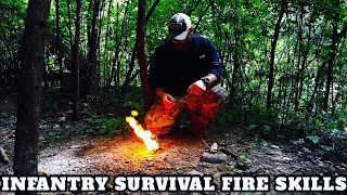 Infantryman's Secret Military Survival Fire Starting Skills!