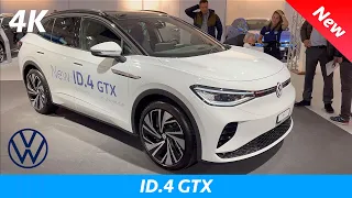 VW ID4 GTX 2022 - First look & FULL Review in 4K | Exterior - Interior (details)