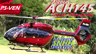 Airbus ACH145 5 Blades (BK117 D-3) - Helicopter Auto Rotation Training + Running Landing helicopter
