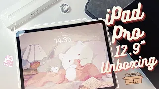 iPad PRO 12.9” Unboxing + Apple pencil & Accessories