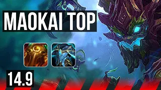 MAOKAI vs YONE (TOP) | 2/1/8, 1000+ games | KR Master | 14.9