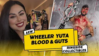 Unboxing Wheeler Yuta Blood & Guts AEW Ringside Collectibles Exclusive