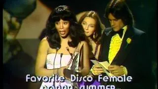 Donna Summer Wins Favorite Female Disco Artist - AMA 1979