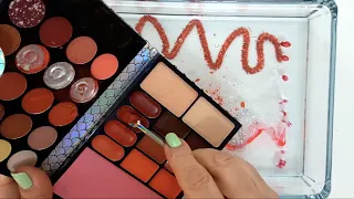 MAKEUP SLIME - Mixing Glitter and Makeup Into Clear Slime #122