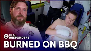 Paramedics Save Man Who Burned Himself On BBQ  | Inside The Ambulance S2 EP4 | Real Responders