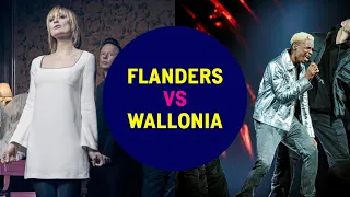 Eurovision: Flanders vs Wallonia (1957 - 2022) | Which part of Belgium is more successful?