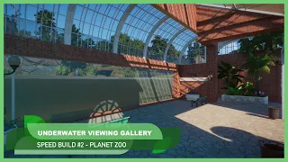 Underwater viewing gallery 🌴💧 | Planet Zoo beta | Speed Build #2