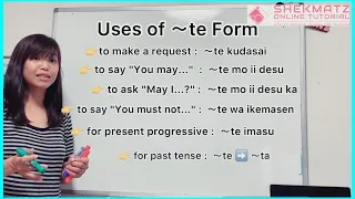 Te Form | Basic Japanese Grammar in Tagalog for Filipinos | shekmatz