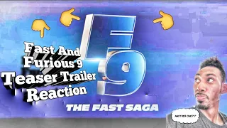 Fast And Furious 9 Teaser Trailer Reaction Video