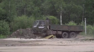 Crash Test KaMAZ. Slow Motion