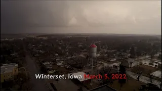 Winterset Iowa Tornado Damage 3-5-2022