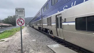 Rail fanning in Simi Valley in the rain ￼