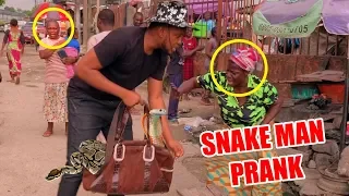 AFRICAN SNAKE MAN PRANK