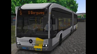 Omsi 2 | Busbetrieb | Mercedes E-Citaro G | De Lijn | Vlaanderen | Hamburg Linie 20 | DE | Brttrainz