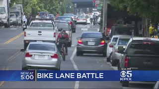 Battle Over Bike Lanes Brewing Between Ride Sharing Driver And Cyclists