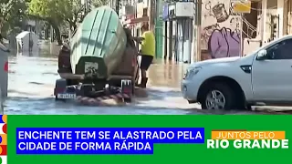 Porto Alegre é tomada pelas águas do Guiabá