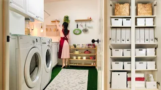 With IKEA's recommendations, store the laundry room and make a warm mini kitchen with Daiso 🌱 Vlog