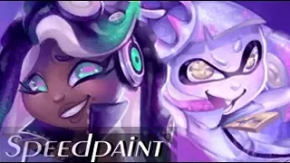 Off the HOOK! SPEEDPAINT - (Splatoon 2) Pearl and Marina