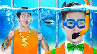 Jock vs Nerd Student in Prison | Funny Situations with Rich vs Broke Prisoners by RATATA COOL