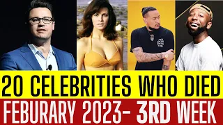 20 celebrities Who Died on 3rd Week feburary 2023 | Died Today | Feb week 3 2023