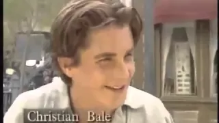Christian Bale at the age of seventeen.