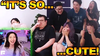 Fuslie Reacts to OFFLINETV WHATS IN THE BOX CHALLENGE ft. Michael Reeves Pokimane LilyPichu Scarra