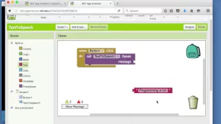Text To Speech App Inventor App Tutorial