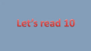 Let's read 10  Вчимося читати англійською мовою Тренажер читання  англійською мовою