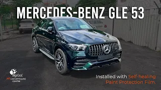 PPF Installation on Mercedes-Benz GLE 53 AMG | Emerald Green | Top Car Detailing Centre in Bengaluru