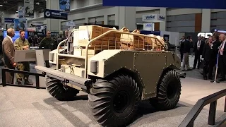 General Dynamics Land Systems demonstrates its MUTT UGV at AUSA 2014