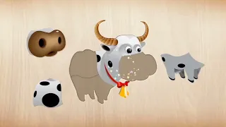 Cow puzzle 🐄🐃🐂 #cow #animalpuzzle #animal #puzzles